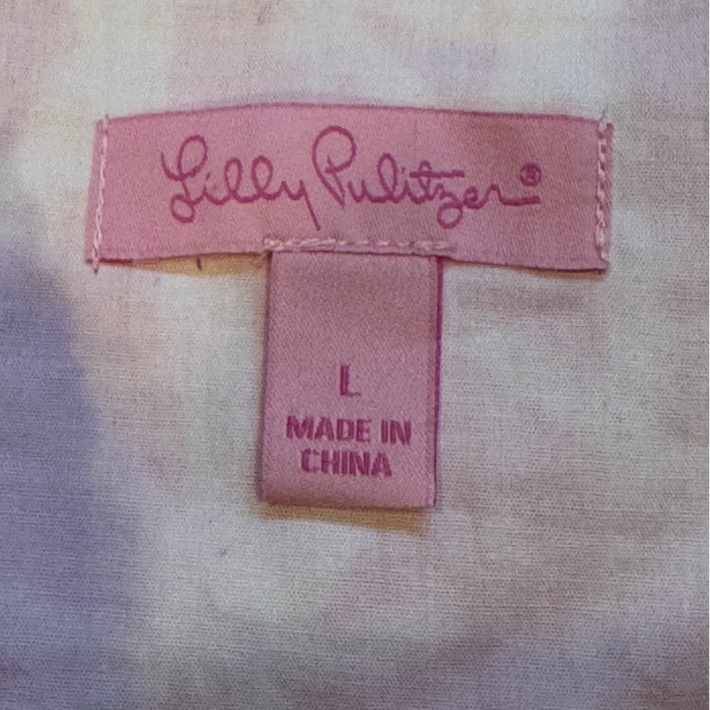 NWT Lilly Pulitzer Elinor Dress in Hotty Pink Light My Fire Sz L - Picture 13 of 14